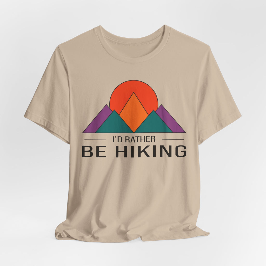 I'd Rather Be Hiking Minimalist Tee