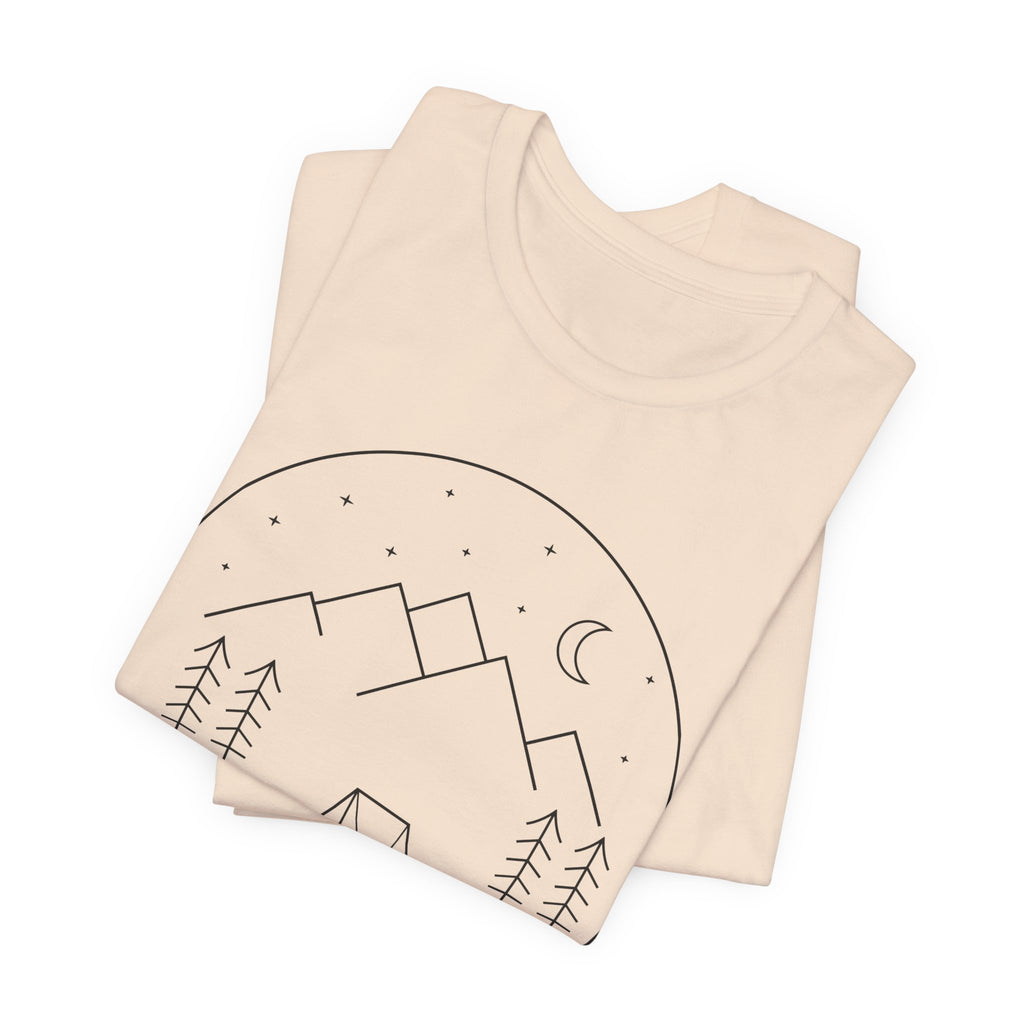 I'd Rather Be Camping T-Shirt — Minimalist Mountain Camping Tee