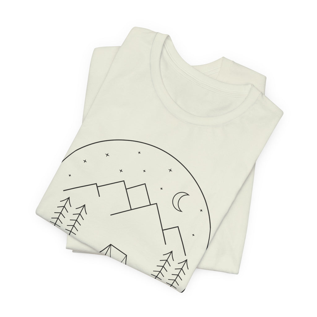 I'd Rather Be Camping T-Shirt — Minimalist Mountain Camping Tee