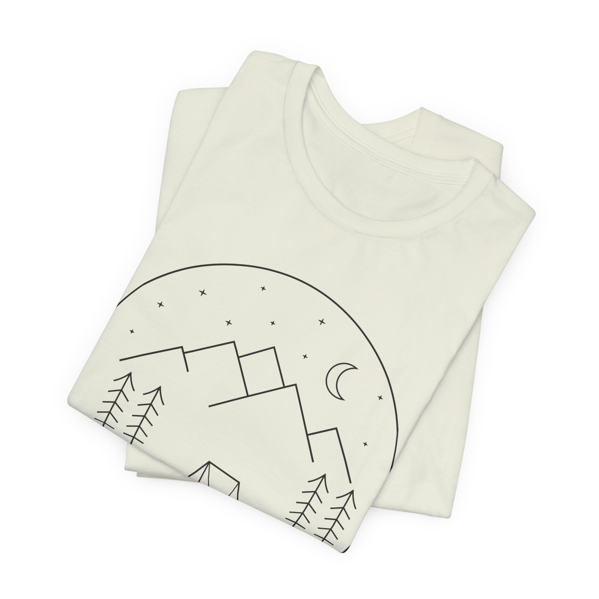 I'd Rather Be Camping T-Shirt — Minimalist Mountain Camping Tee
