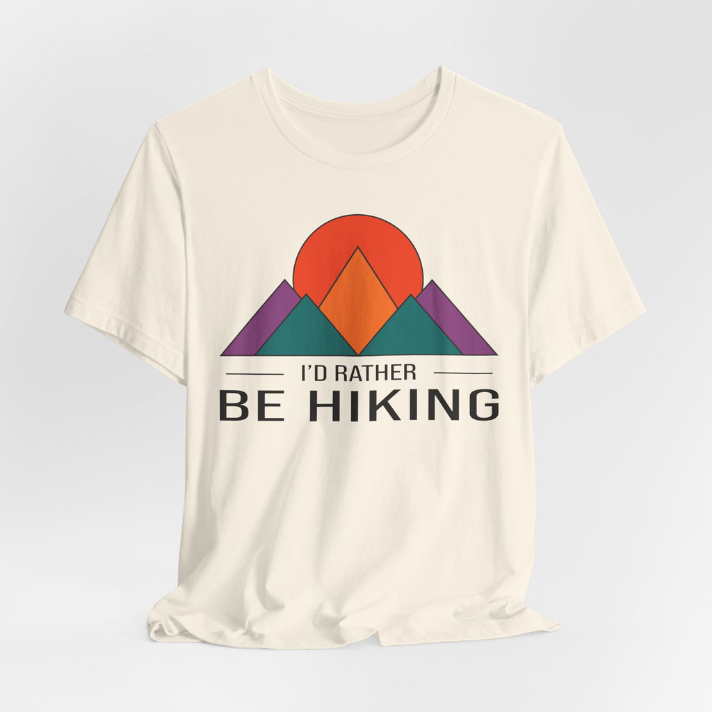 I'd Rather Be Hiking Minimalist Tee