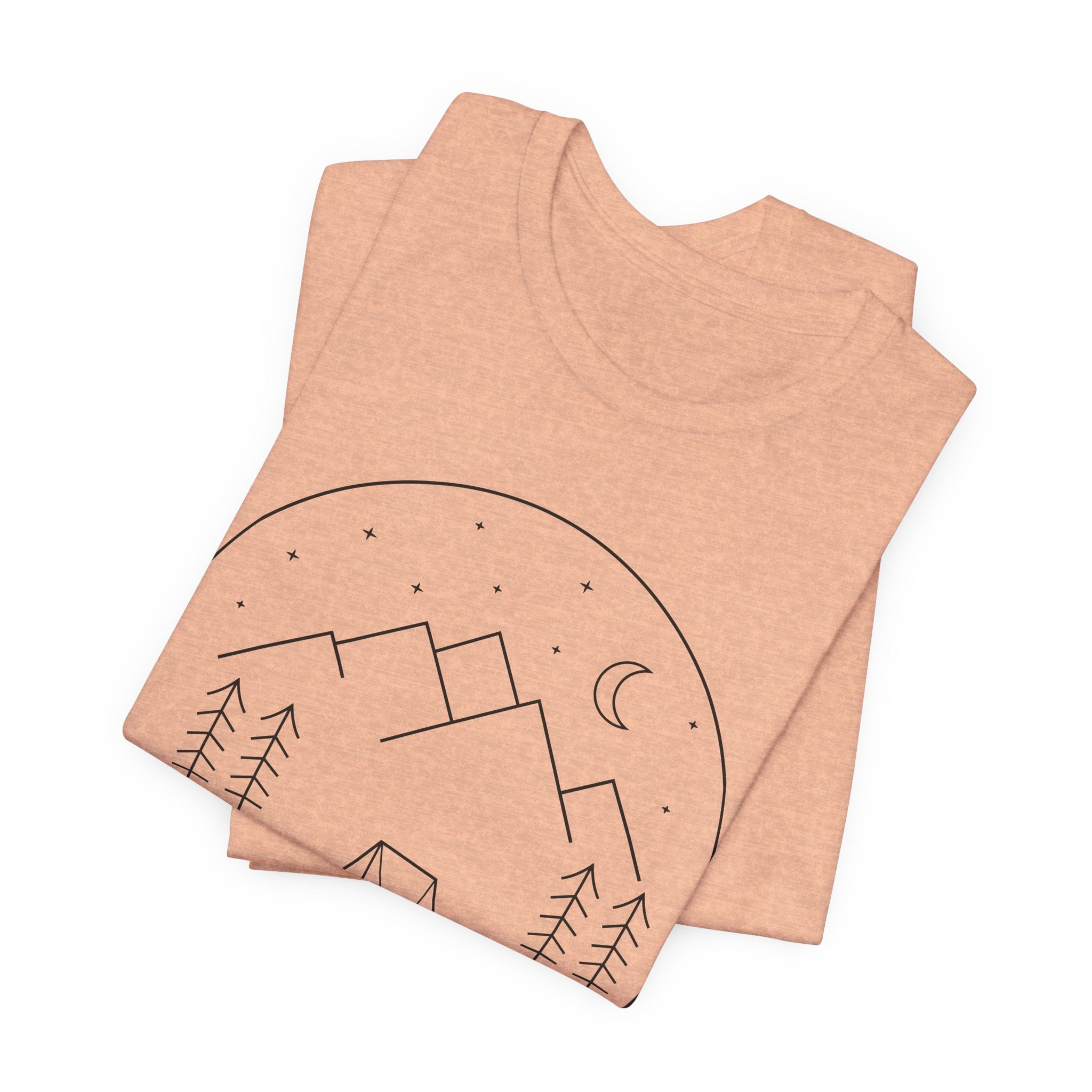 I'd Rather Be Camping T-Shirt — Minimalist Mountain Camping Tee