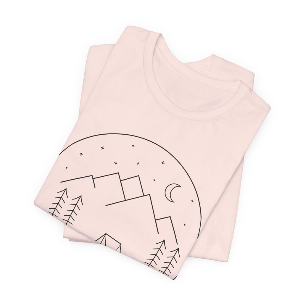 I'd Rather Be Camping T-Shirt — Minimalist Mountain Camping Tee