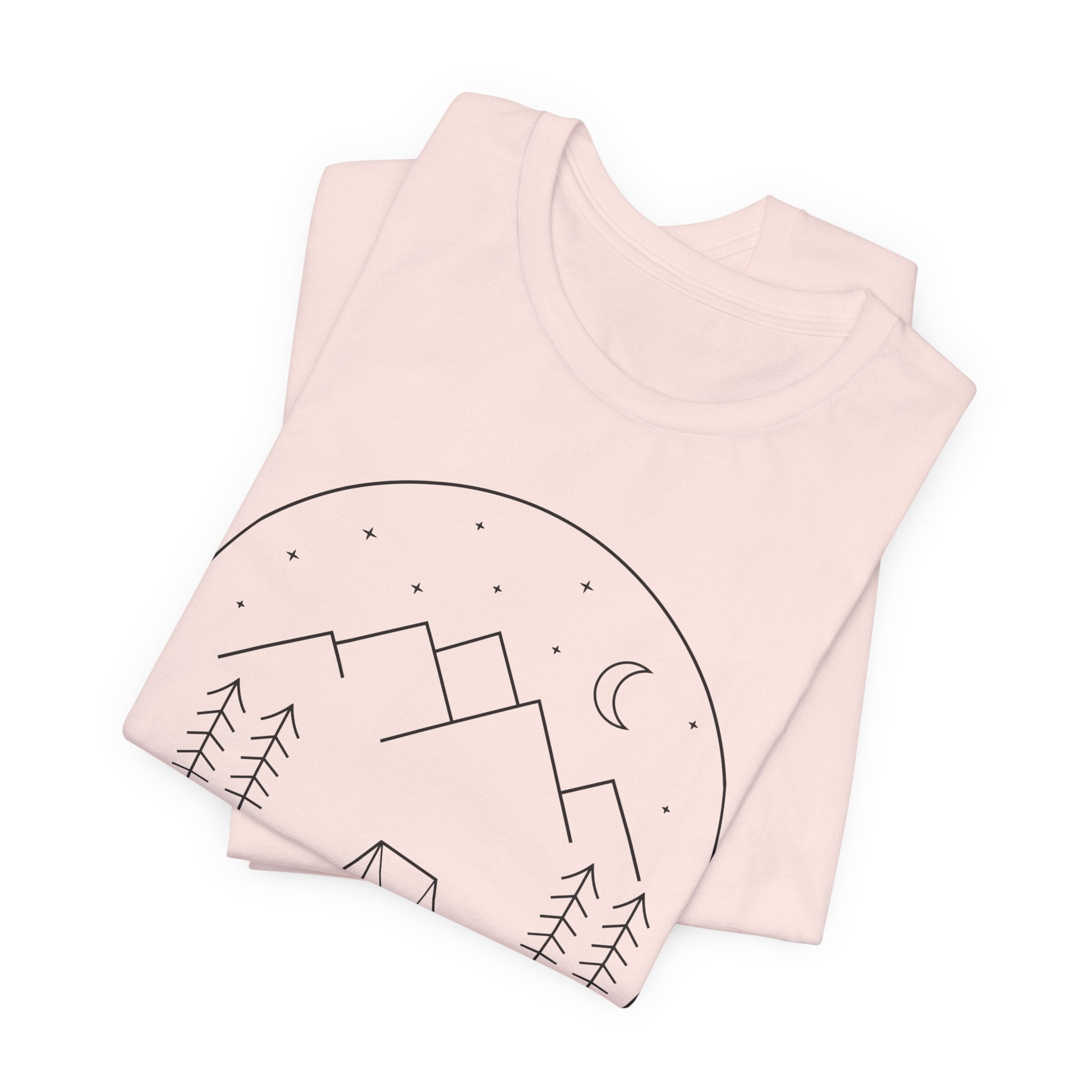 I'd Rather Be Camping T-Shirt — Minimalist Mountain Camping Tee